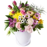 Цветы в коробке Каролина