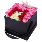 Цветы в коробке Нежнее нежного