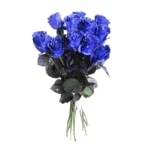 Композиция из 11 синих роз голландия