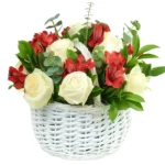 Корзина с цветами Восход любви